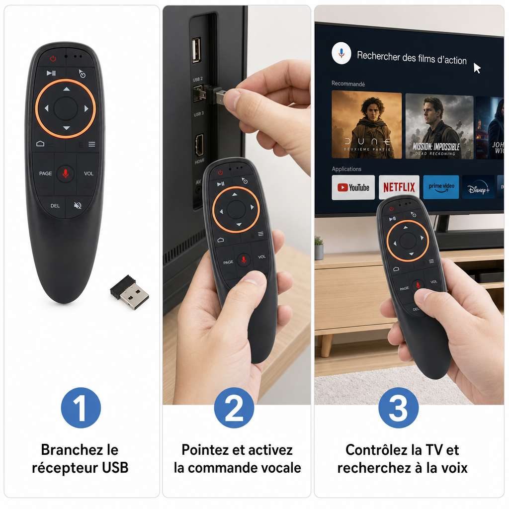 Recherche vocale avancée