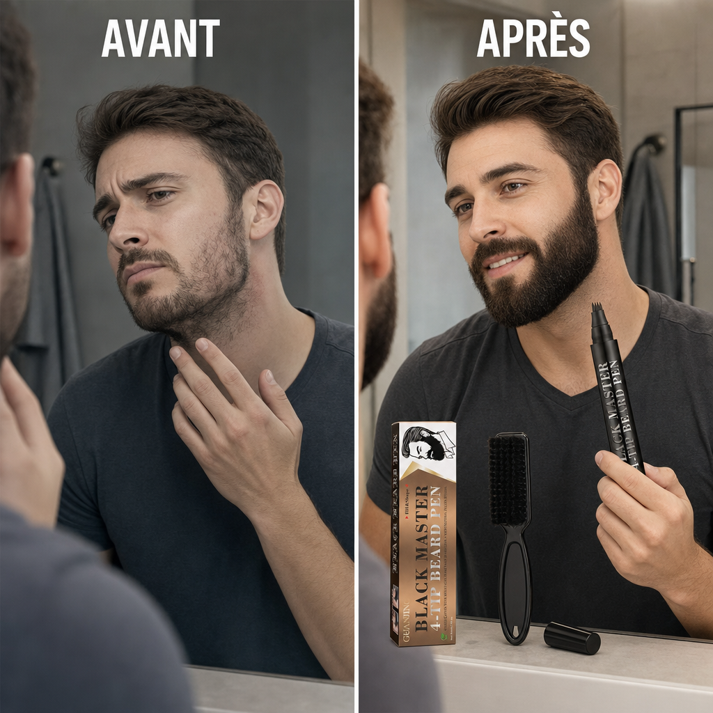 Crayon à Barbe Imperméable pour Une Barbe Parfaite