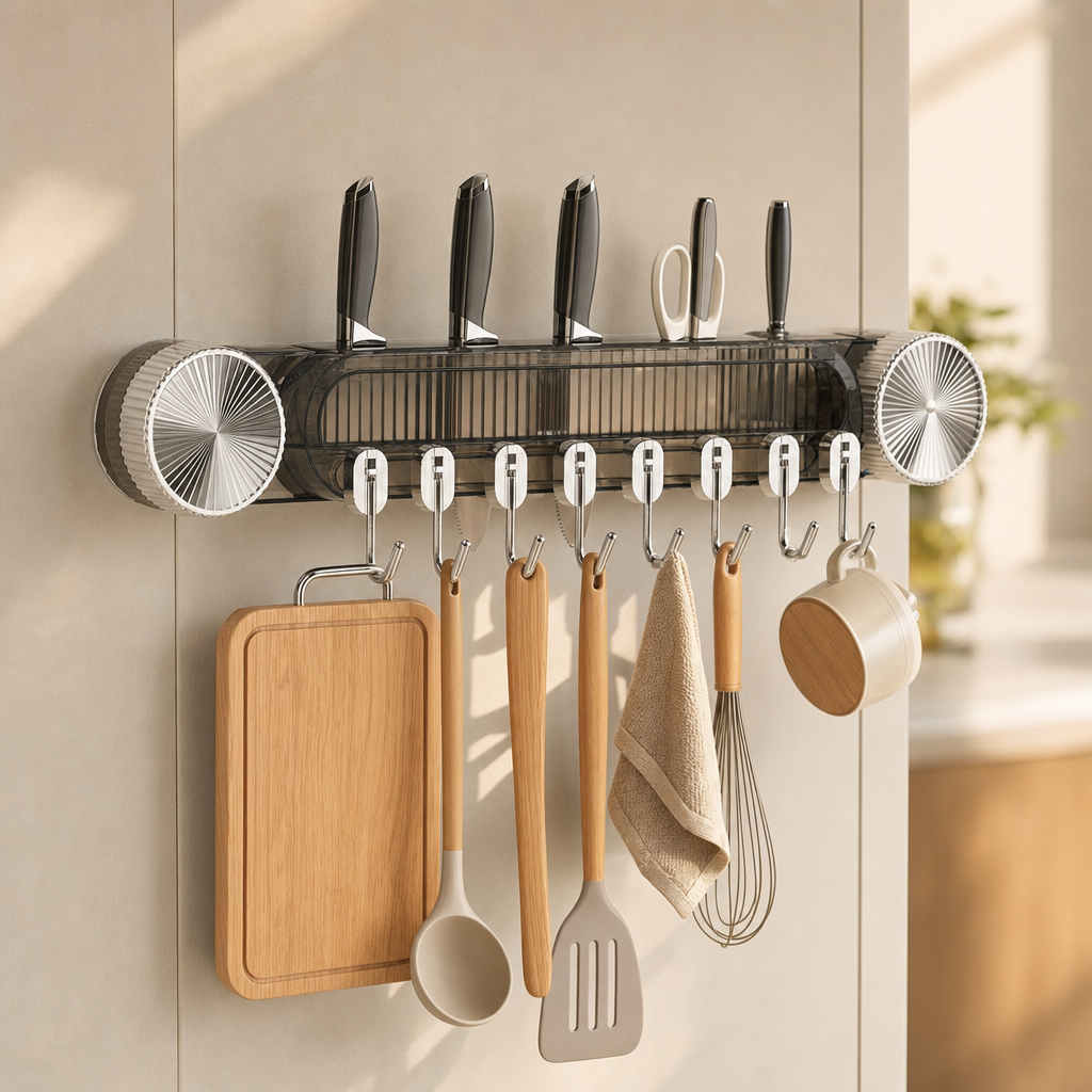 Organisateur de Cuisine et Salle de Bain Sans Perçage